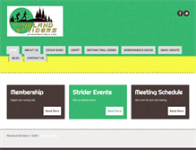 Tablet Screenshot of pinelandstriders.com